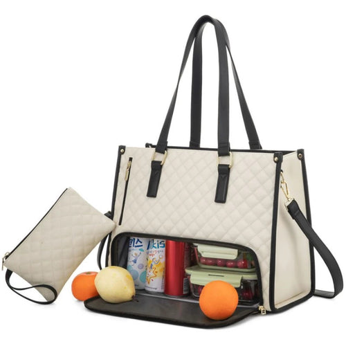 Teilige Lunch-Tragetasche Women's ulated Lunch Box Women's Crossbody Computer Bag